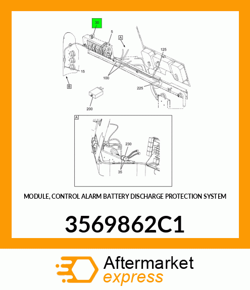 MODULE, CONTROL ALARM BATTERY DISCHARGE PROTECTION SYSTEM 3569862C1