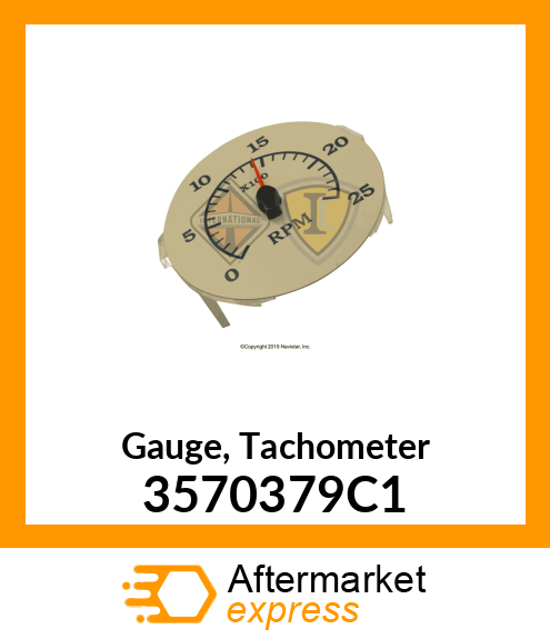 Gauge, Tachometer 3570379C1