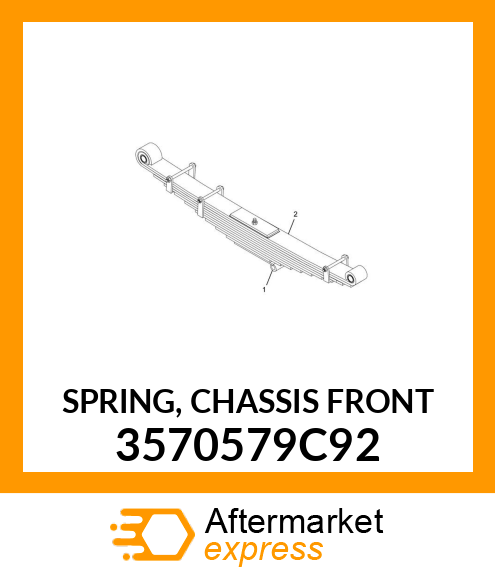 SPRING, CHASSIS FRONT 3570579C92
