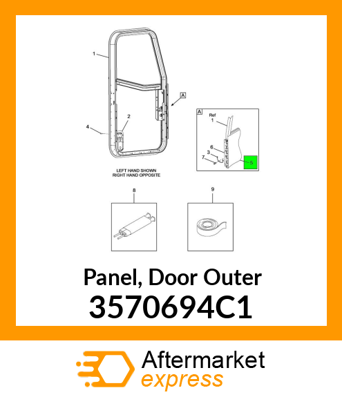 Panel, Door Outer 3570694C1