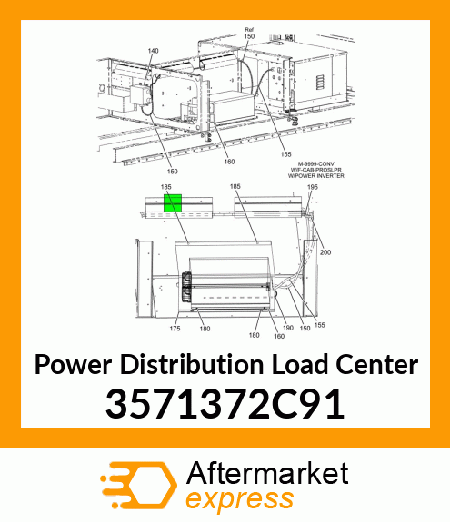 Power Distribution Load Center 3571372C91