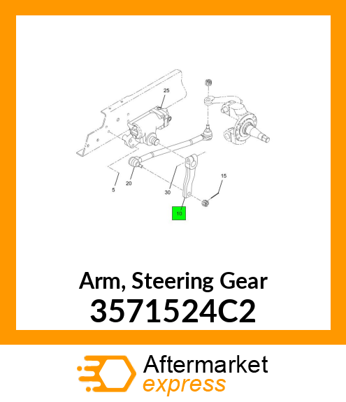 Arm, Steering Gear 3571524C2