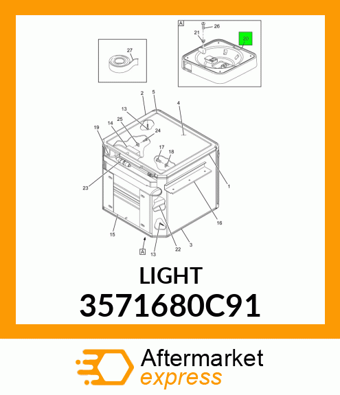 Light, TV/VCR Cabinet Light 3571680C91