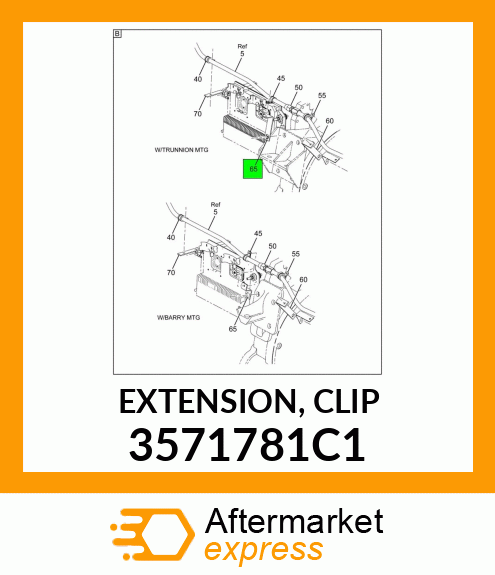 EXTENSION, CLIP 3571781C1