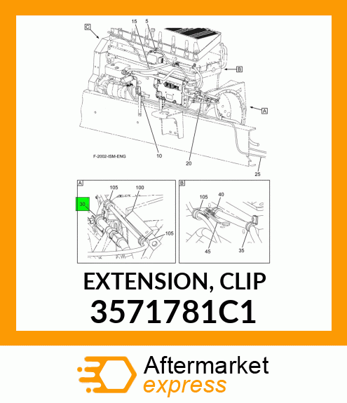 EXTENSION, CLIP 3571781C1