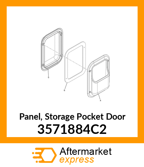 Panel, Storage Pocket Door 3571884C2