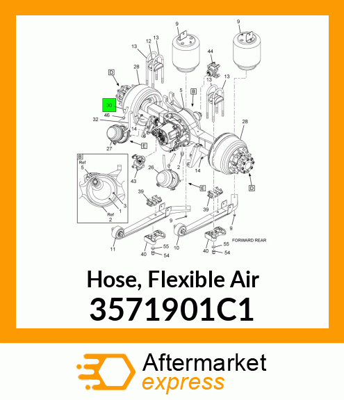 Hose, Flexible Air 3571901C1