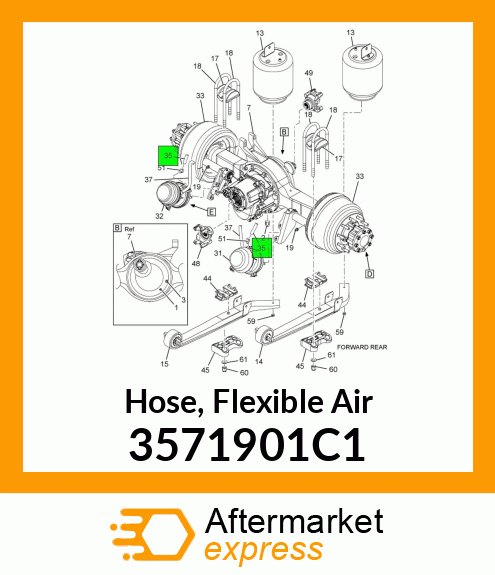 Hose, Flexible Air 3571901C1