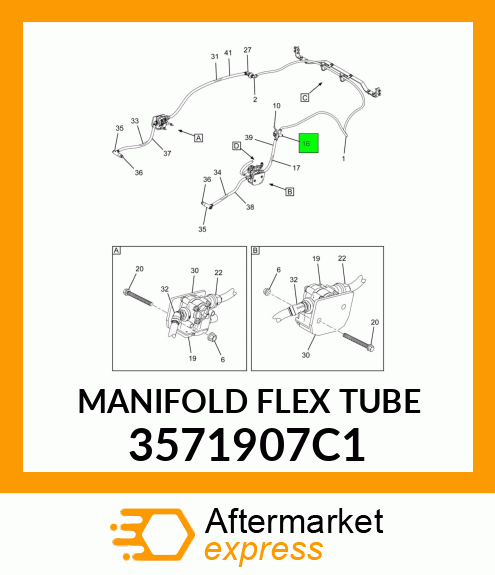 MANIFOLD FLEX TUBE 3571907C1