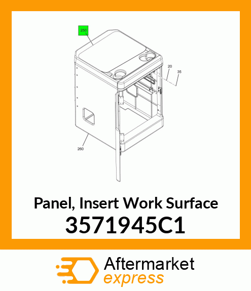 Panel, Insert Work Surface 3571945C1