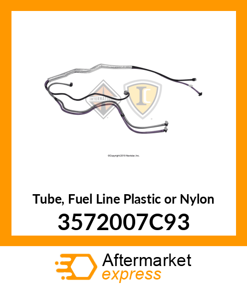 Tube, Fuel Line Plastic or Nylon 3572007C93