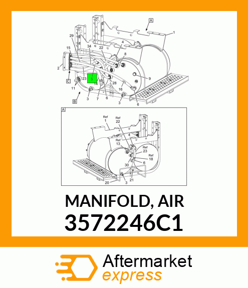 MANIFOLD, AIR 3572246C1