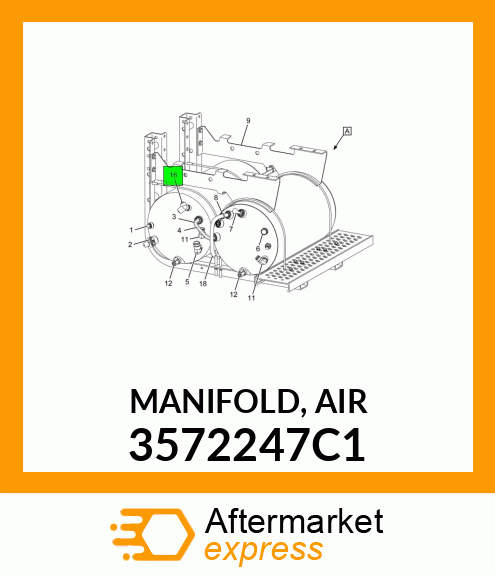 MANIFOLD, AIR 3572247C1