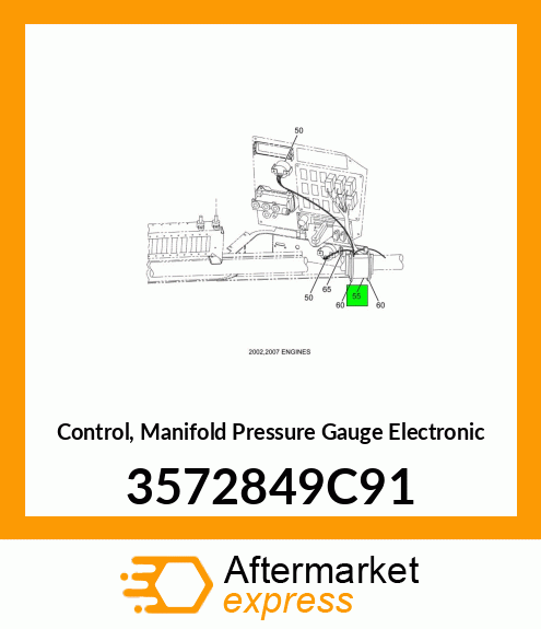 Control, Manifold Pressure Gauge Electronic 3572849C91
