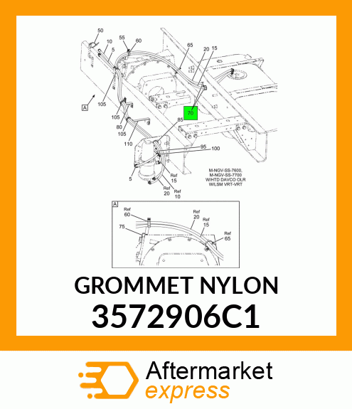 GROMMET NYLON 3572906C1