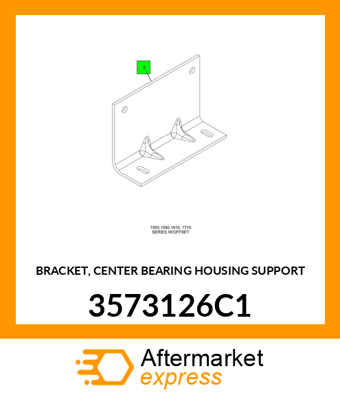 BRACKET, CENTER BEARING HOUSING SUPPORT 3573126C1