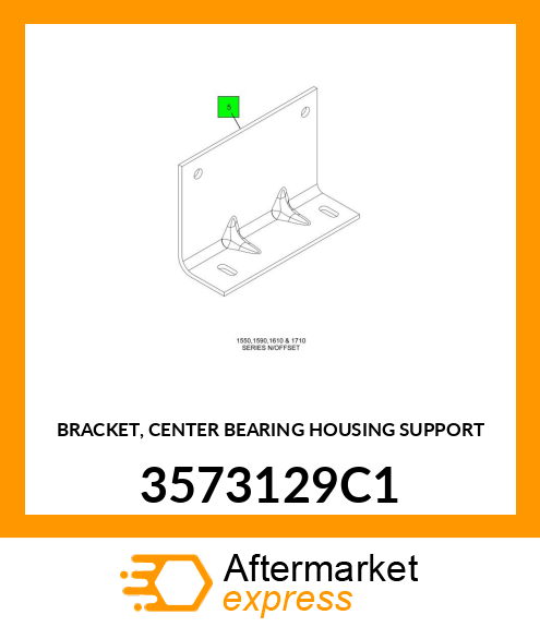 BRACKET, CENTER BEARING HOUSING SUPPORT 3573129C1