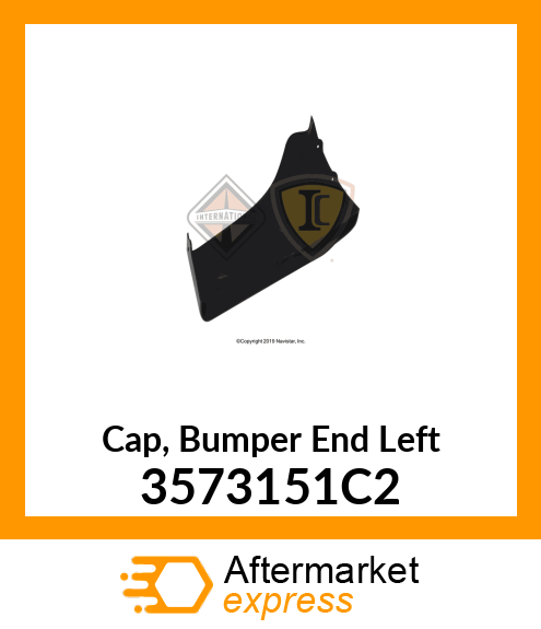 Cap, Bumper End Left 3573151C2