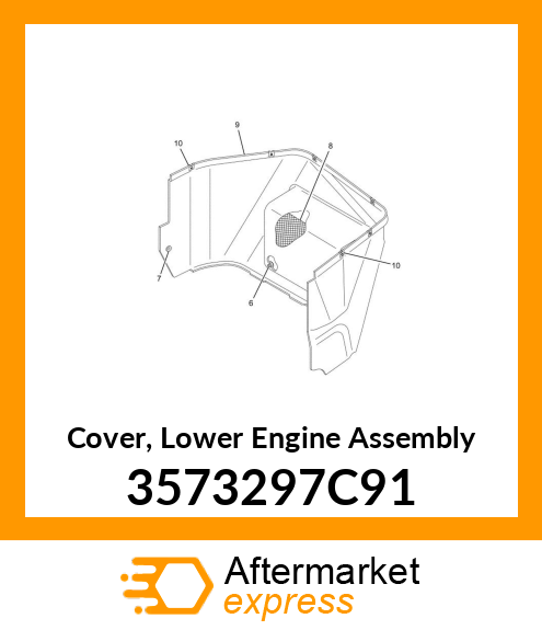 Cover, Lower Engine Assembly 3573297C91