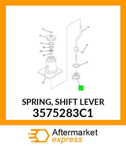 SPRING, SHIFT LEVER 3575283C1