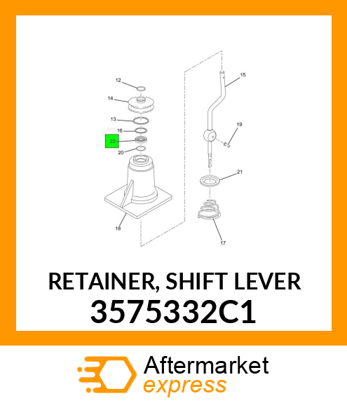 RETAINER, SHIFT LEVER 3575332C1