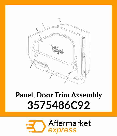 Panel, Door Trim Assembly 3575486C92