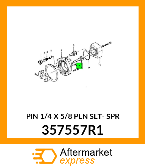 PIN 1/4 X 5/8 PLN SLT- SPR 357557R1