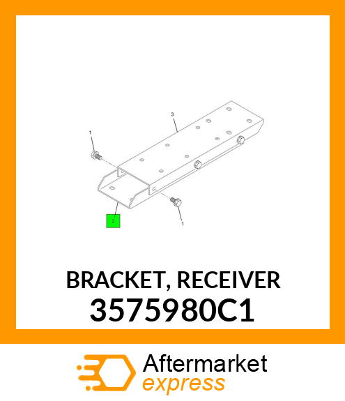 BRACKET, RECEIVER 3575980C1