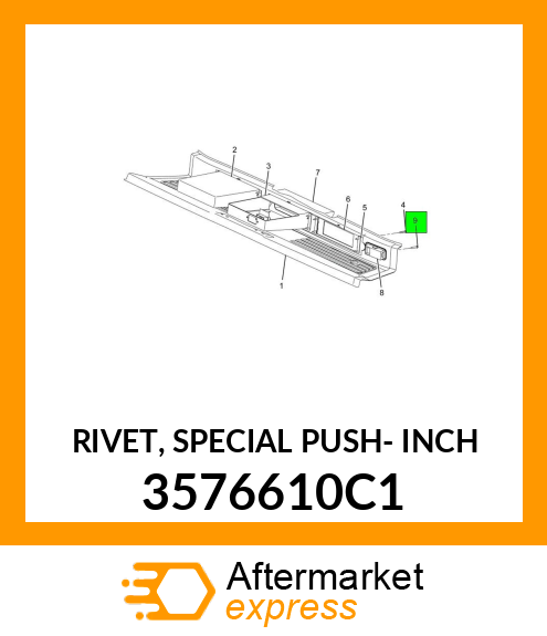 RIVET, SPECIAL PUSH- INCH 3576610C1