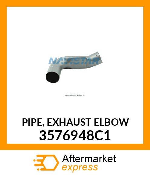 PIPE, EXHAUST ELBOW 3576948C1