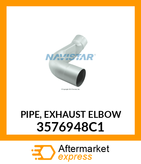 PIPE, EXHAUST ELBOW 3576948C1