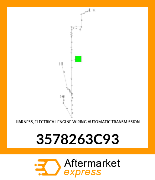 HARNESS, ELECTRICAL ENGINE WIRING AUTOMATIC TRANSMISSION 3578263C93