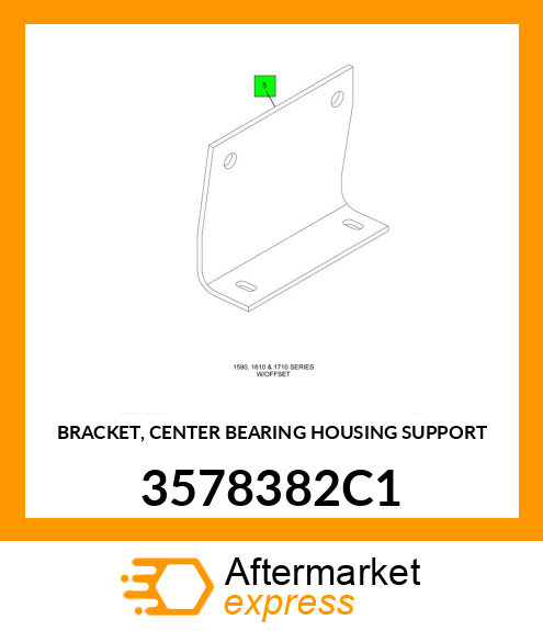 BRACKET, CENTER BEARING HOUSING SUPPORT 3578382C1