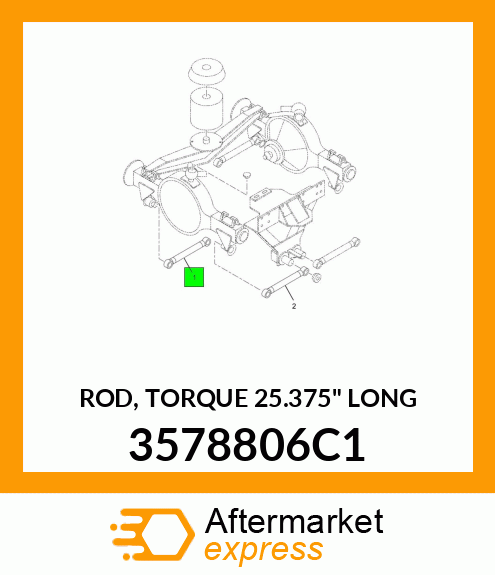 ROD, TORQUE 25.375" LONG 3578806C1