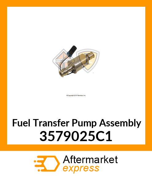 Inline Fuel Pump New Aftermarket 3579025C1