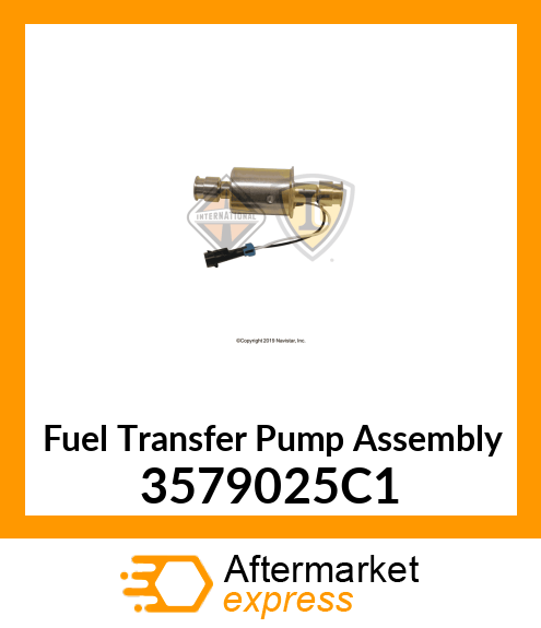 Inline Fuel Pump New Aftermarket 3579025C1