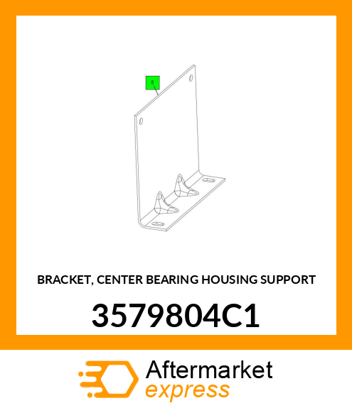 BRACKET, CENTER BEARING HOUSING SUPPORT 3579804C1