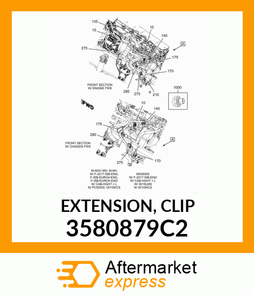 EXTENSION, CLIP 3580879C2