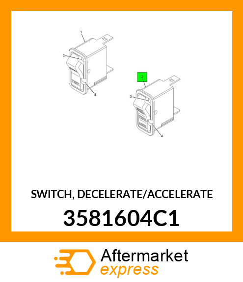 SWITCH, DECELERATE/ACCELERATE 3581604C1