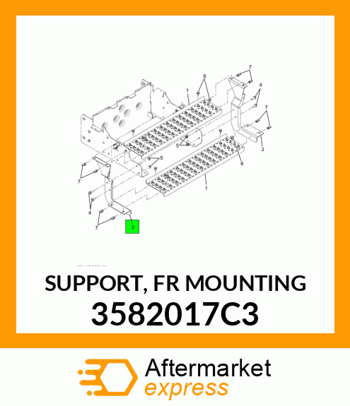 SUPPORT, FR MOUNTING 3582017C3