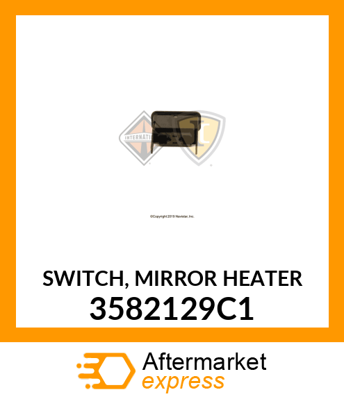 SWITCH, MIRROR HEATER 3582129C1