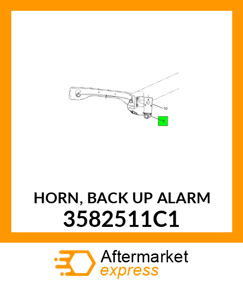 HORN, BACK UP ALARM 3582511C1