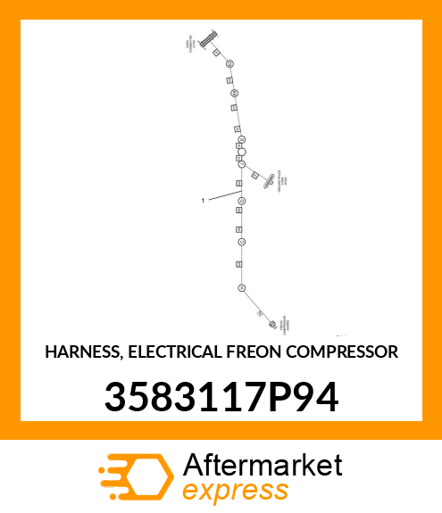 HARNESS, ELECTRICAL FREON COMPRESSOR 3583117P94