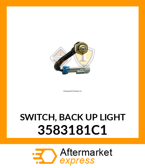 SWITCH, BACK UP LIGHT 3583181C1