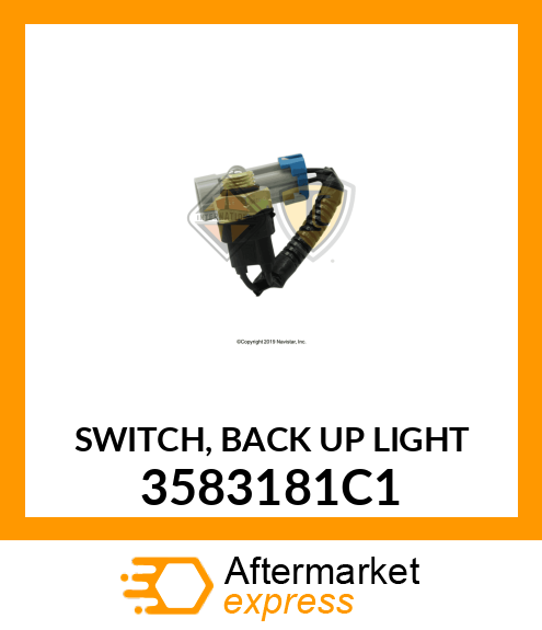 SWITCH, BACK UP LIGHT 3583181C1