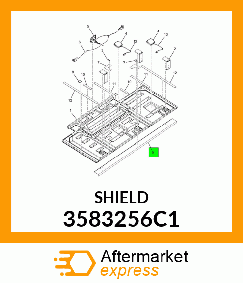 REINFORCEMENT, BRACKET 3583256C1