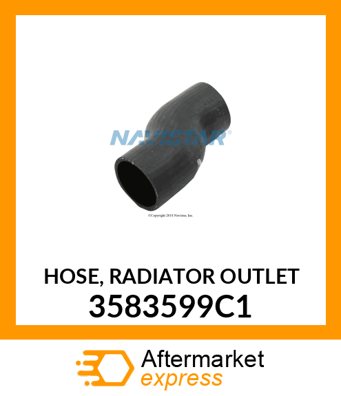 HOSE, RADIATOR OUTLET 3583599C1