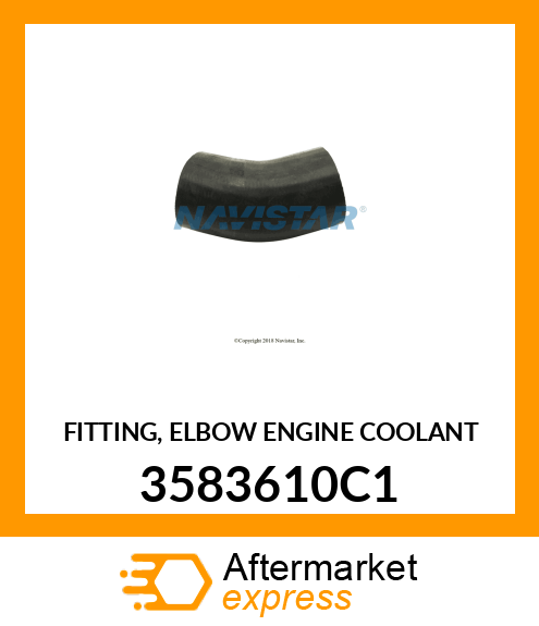 FITTING, ELBOW ENGINE COOLANT 3583610C1