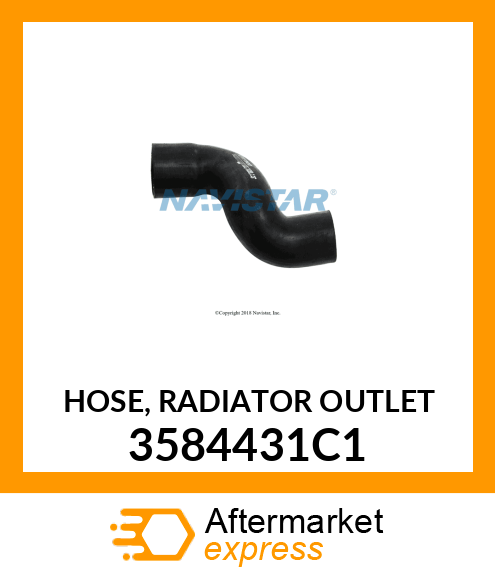 HOSE, RADIATOR OUTLET 3584431C1