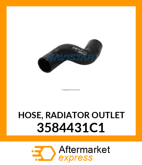 HOSE, RADIATOR OUTLET 3584431C1